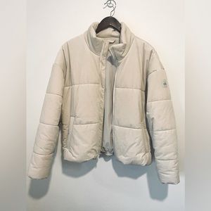 Alo Yoga Corduroy Stage Puffer Jacket // Bone // Men’s L